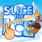 Slice the Ice - maybe the best Physics Game introducing Scrappy the blue polar weasel