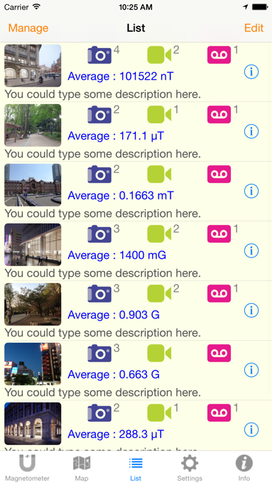 Gauss Meter Screenshot