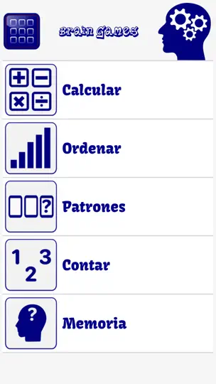 Captura de pantalla de Brain Matemáticas Memoria Lite en iPhone 1