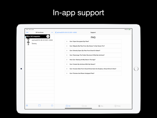 Zip Viewer - Unzip and Archive iPad screenshot 4 - Utilities app