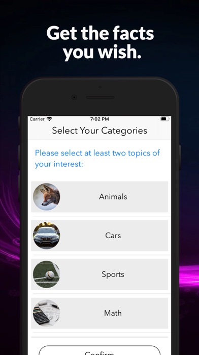 Screenshot #1 pour Factilicious - Fun Facts