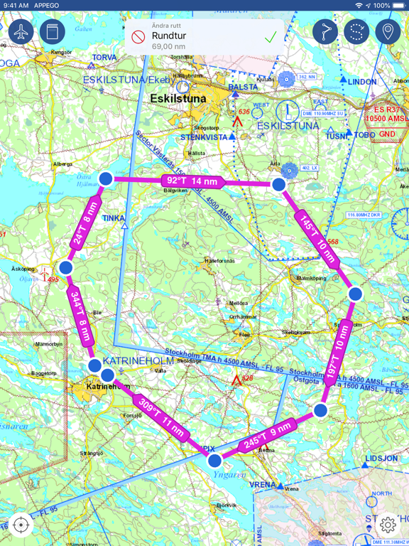 Svenska Flygfält & TMA-kartanのおすすめ画像4