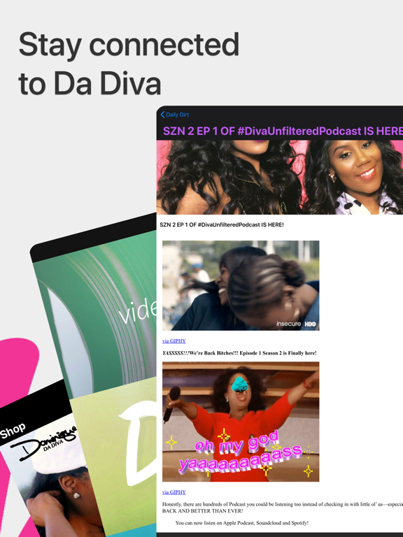 Daily Dirt iPad screenshot 3 - Entertainment app