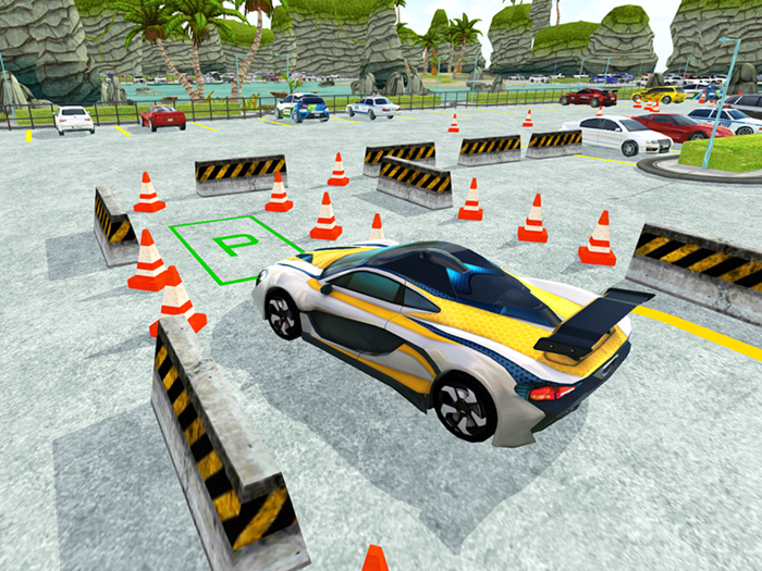 Car Parking Sim Driving School