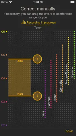 Game screenshot Vocal Range - Pitch Detector apk