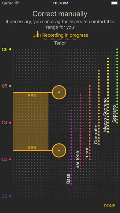 Vocal Range - pitch detectorのおすすめ画像2