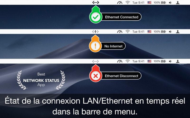 Screenshot #1 pour Ethernet Status Lite