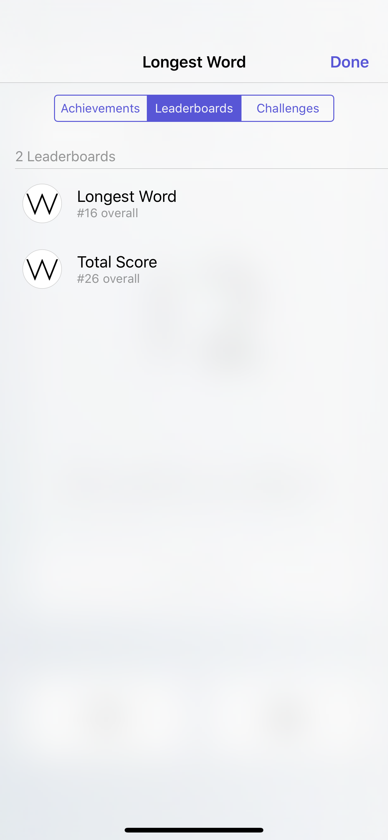 Longest Word Game