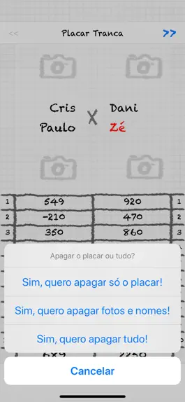 Game screenshot Placar Tranca apk