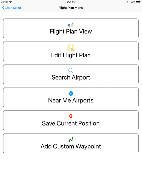 EFIS TA iPad screenshot 7 - Navigation app
