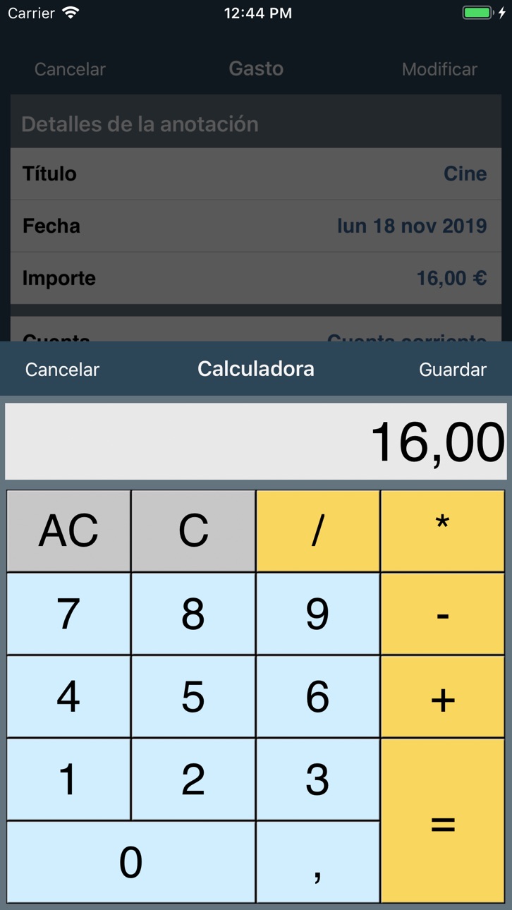 iPhone screenshot