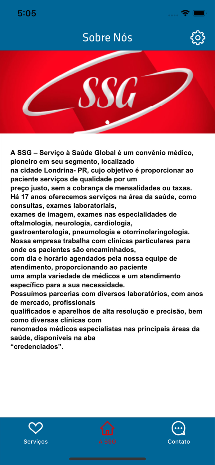 SSG - Serviço à Saúde Global