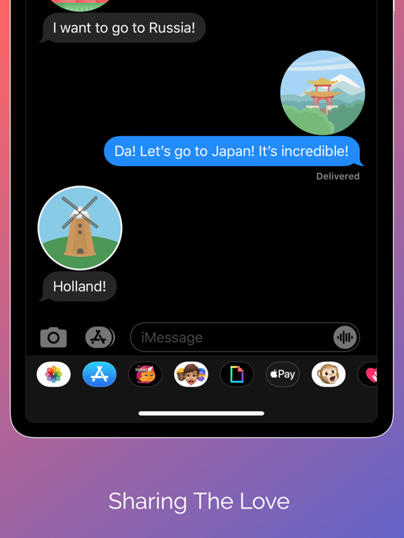 Karmamoji Stickers iPad screenshot 4 - Stickers app