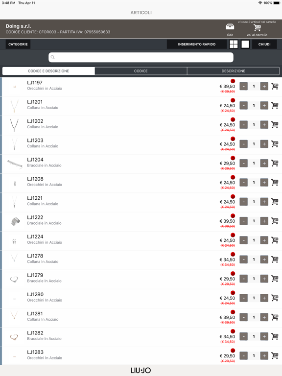Screenshot #6 pour iOrder Liu Jo Luxury