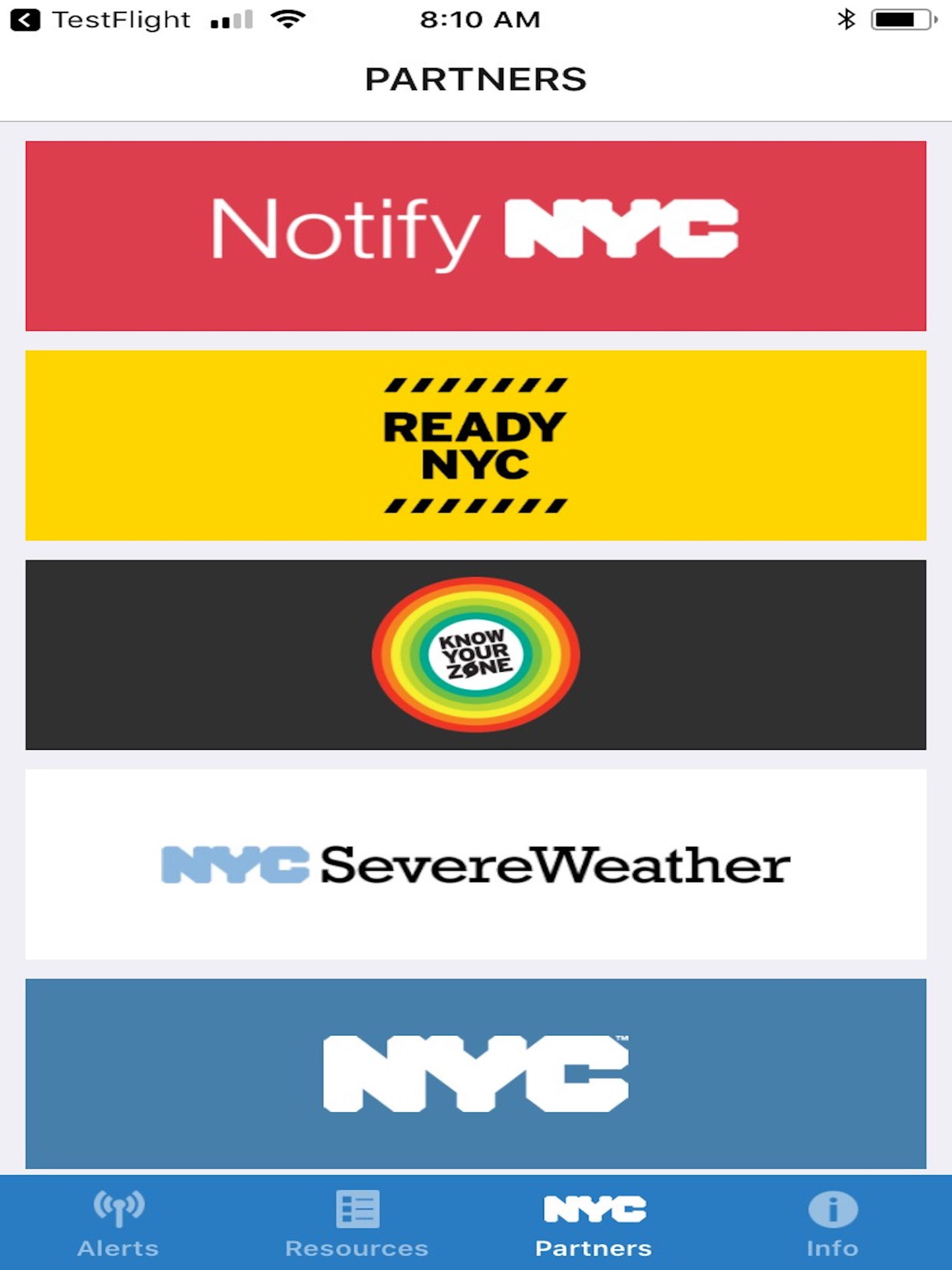 NYC Advance Warning System