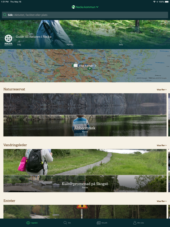 Screenshot #4 pour Nackas Naturkarta