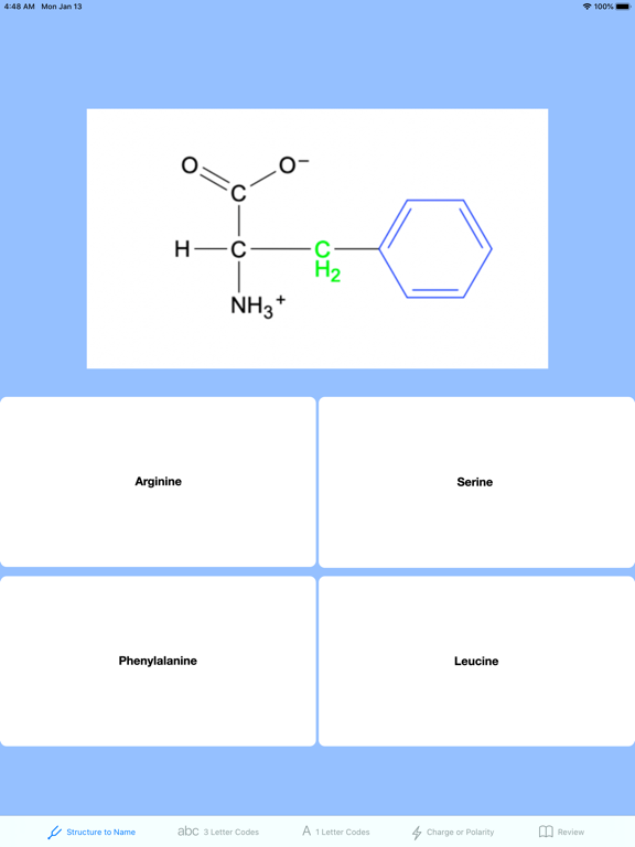 Screenshot #4 pour Amino Acids Structures Tutor
