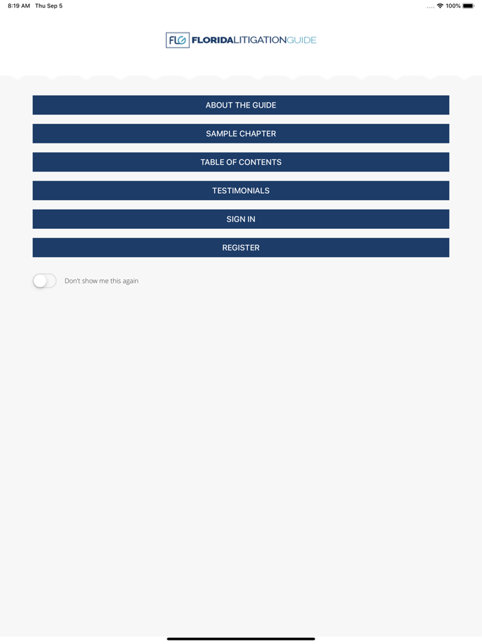 Florida Litigation Guide