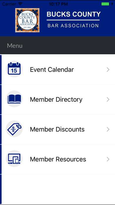 How to cancel & delete Bucks County Bar Association from iphone & ipad 1