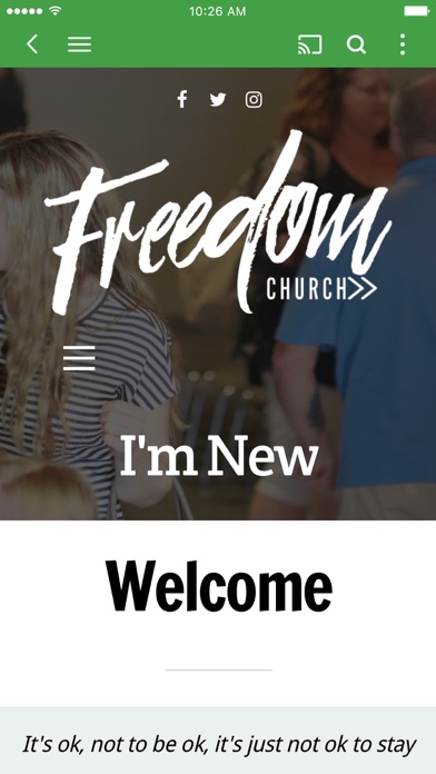 Freedom Church OSB Screenshot