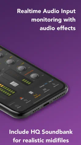 Game screenshot micOnTrax: Midi Audio Player apk