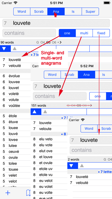 F Words Finder French PRO screenshot 5