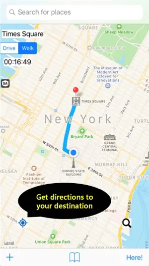 Address note-place, navigation screenshot 4