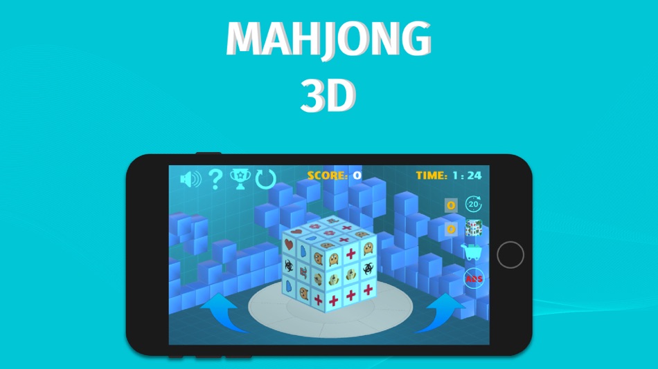 Mahjong 3D Cube Deluxe Game - 1.4 - (iOS)