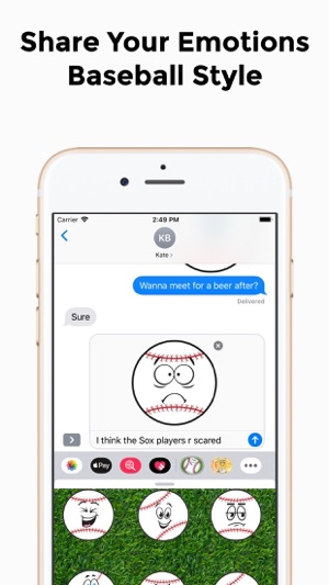 Baseball Emojis - Homerun Text(圖4)-速報App