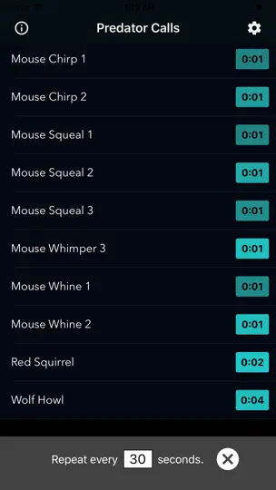 Coyote Calls & Predator Sounds iPhone Screenshot 3