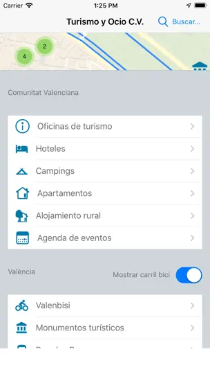 Captura de pantalla de Turismo Y Ocio Baleares en iPhone 3