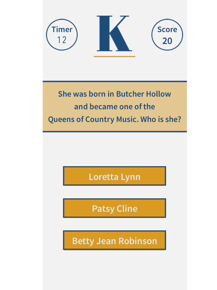 Kentucky Trivia Quiz App