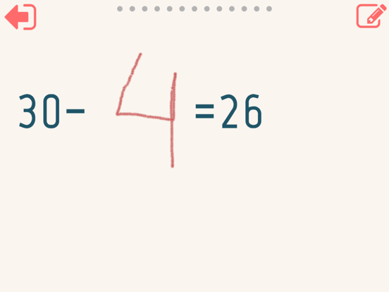 Third grade Math - Subtraction iPad screenshot