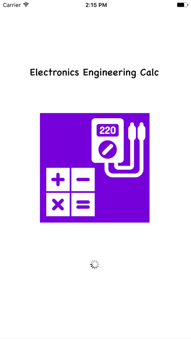 Electronics Engineering Calc Screenshot