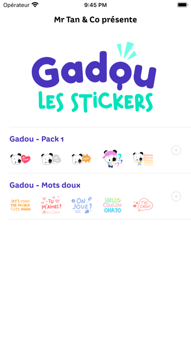 Les Stickers de Gadou Screenshot