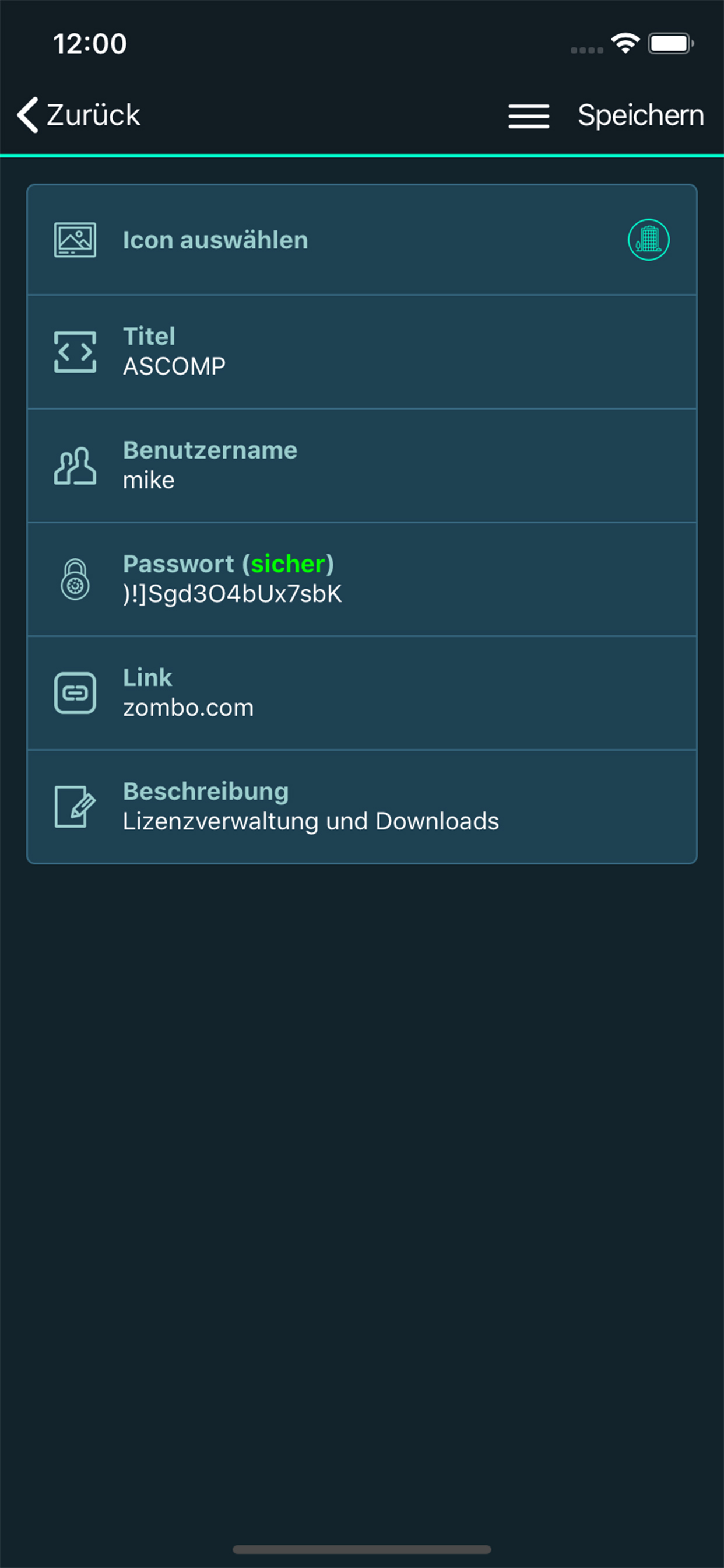 Passta - der Passwort Manager screenshot 4