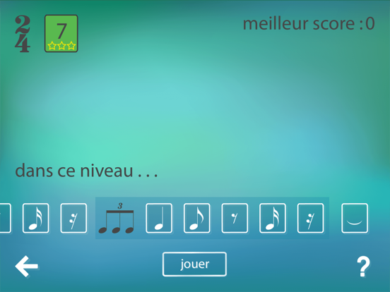 Screenshot #6 pour Mesure Musicale 3: le rythme