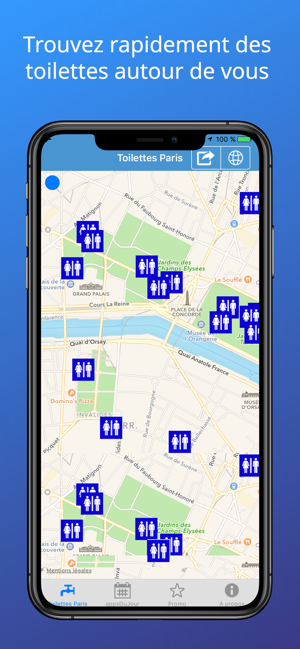 Toilettes Paris Trouver un WC(圖2)-速報App