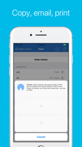 English Verb Conjugator screenshot