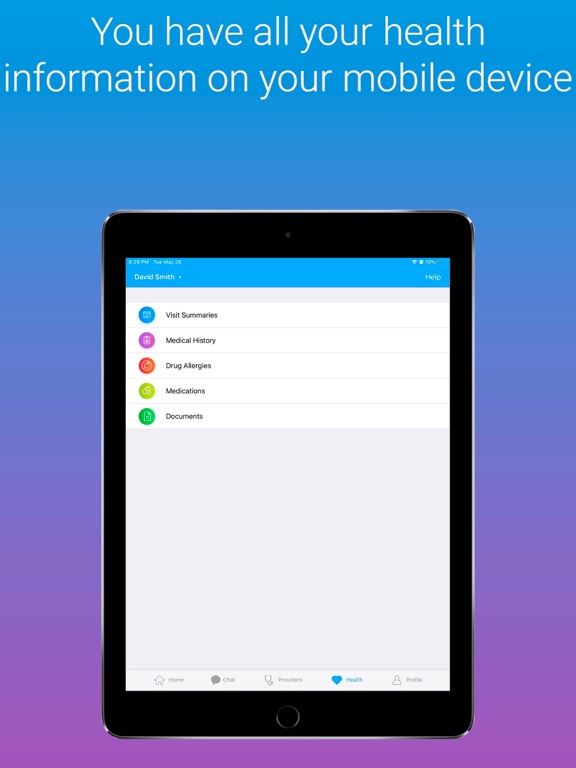 InstaVisit iPad screenshot 4 - Medical app