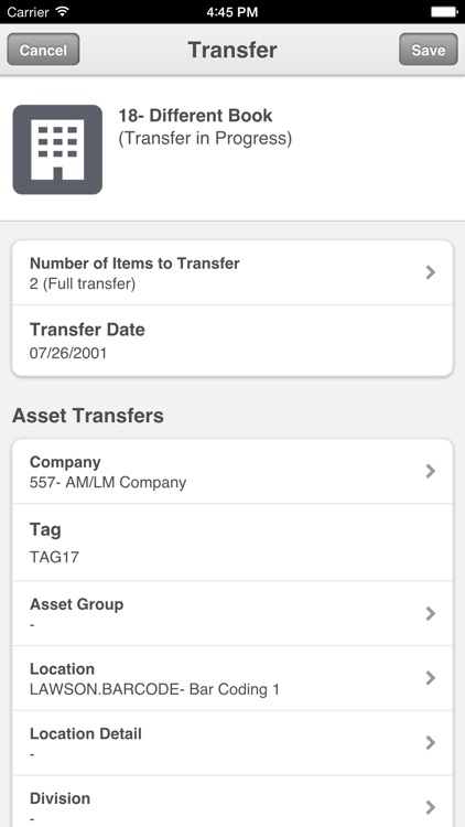 Infor Lawson Mobile Assets screenshot-4
