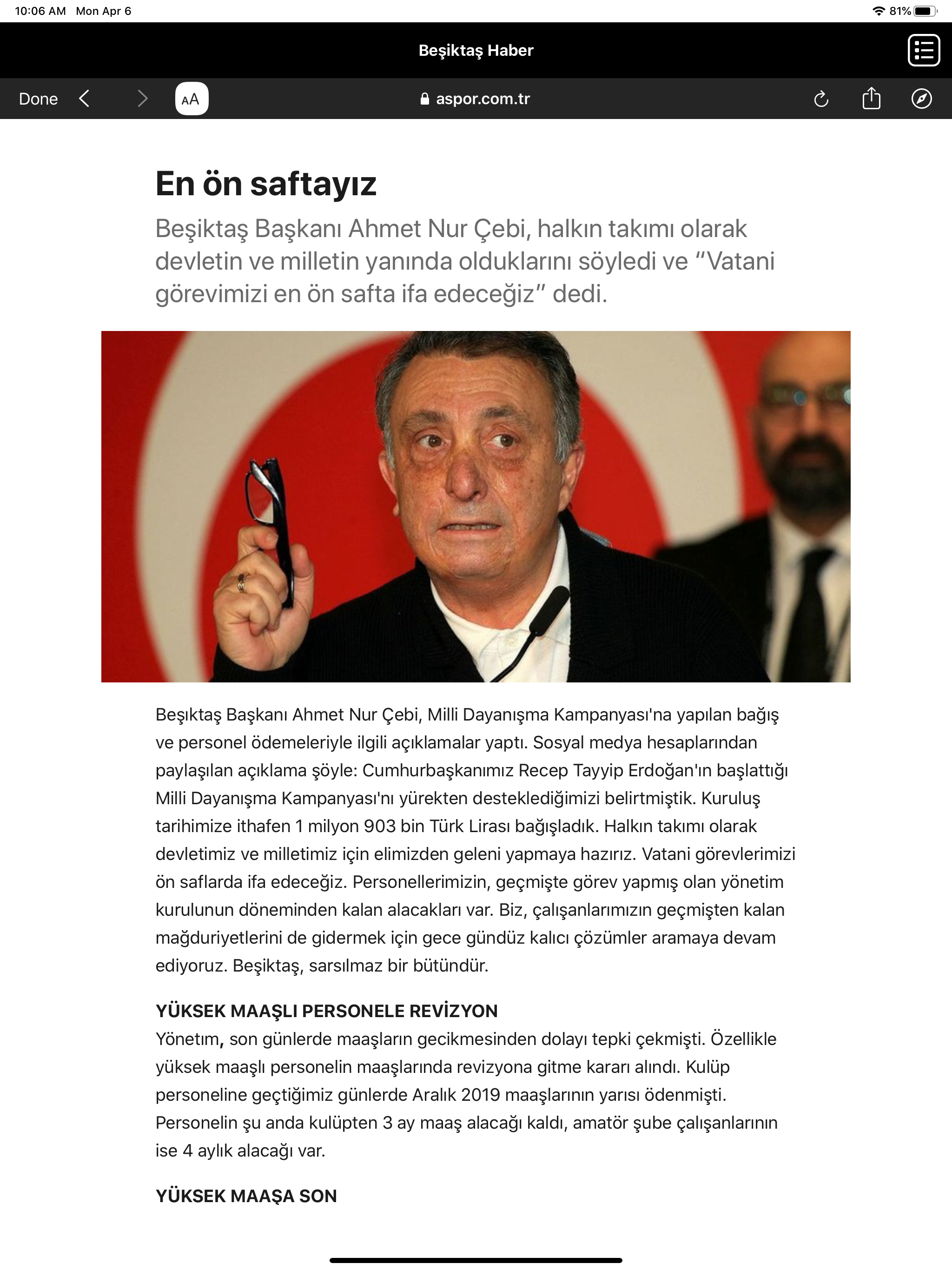 BJK Spor Haber