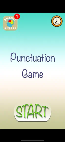 Game screenshot Brainy Skills Punctuation apk