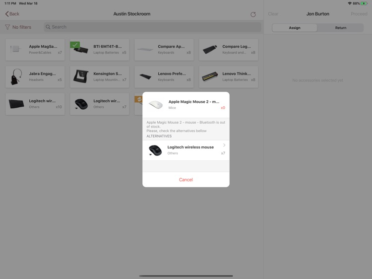 Stockrooms by Oomnitza