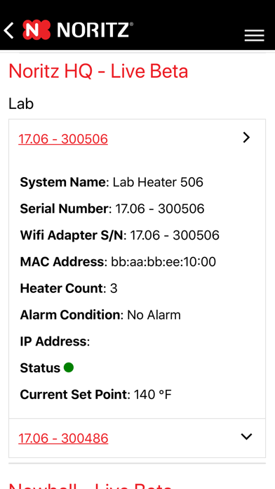 App screenshot