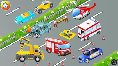 Screenshot #2 pour 宝宝汽车游戏-快乐abc小火车拼图游戏