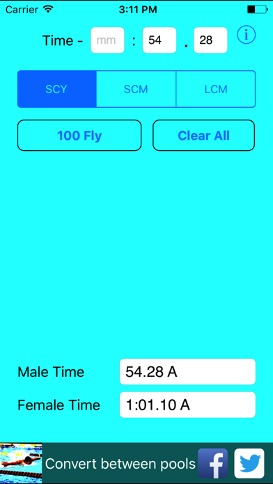 Swim Gender Converter Screenshot