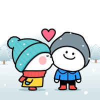 Plump Bunny Winter Holiday app icon - Stickers app for iPhone