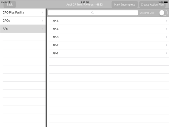 Weis Index iPad screenshot