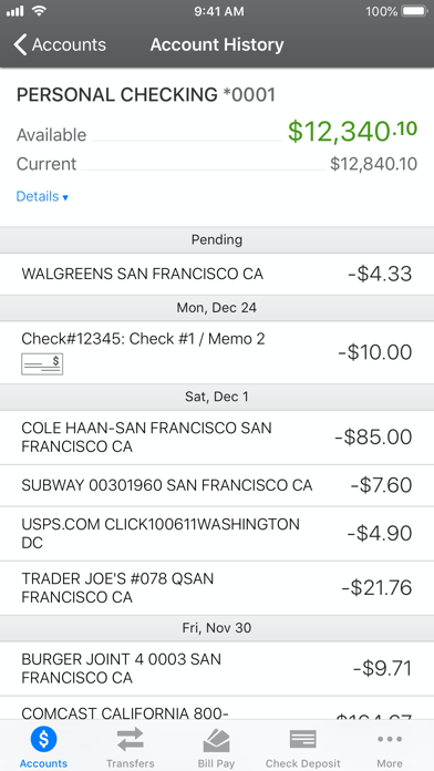 Power Financial Credit Union Screenshot